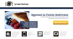 Desktop Screenshot of lacuisineamericaine.com